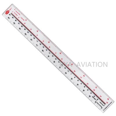 China Flying Training Plastic Student Pilot Navigation Scale Ruler 30cm Pilot Nautical Miles 1:500000 and 1:1000000 for sale