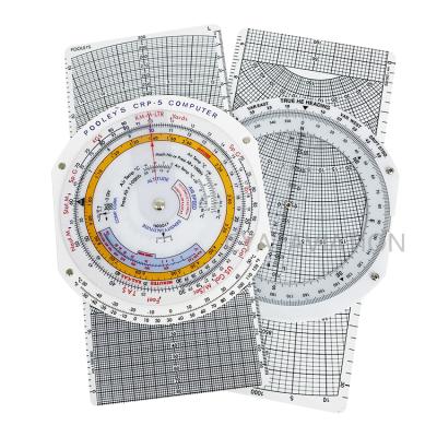 China Plastic Pilot Flight Training Pooleys CRP-5 Flight Computer Pilot Student Flying Training Plotter with Windarm for sale