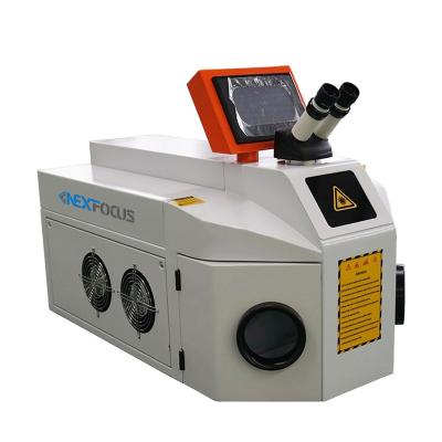 China Jewelry Welding Products 100W 200W Laser Spot Microscope Welding Small Electric Welding Machine Laser Gold Welder Stainless Steel Portable Laser Welders for sale