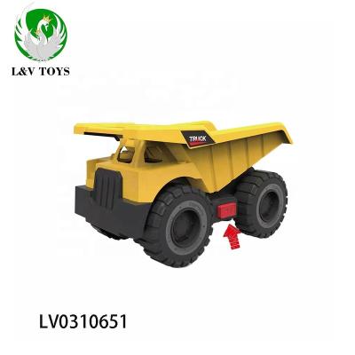 China Wholesale Smart Construction Truck Toy Car With Sound With Yellow Light For Kids Playing LV0310651 for sale