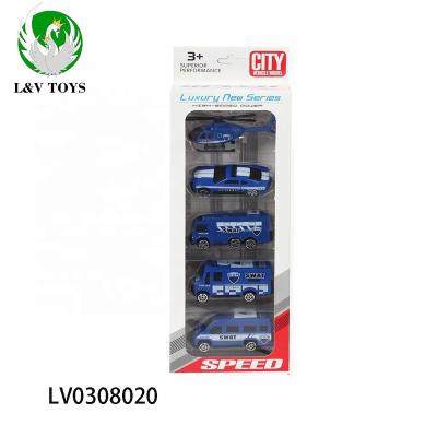 China Wholesale Assorted 5 PC Set Plastic Vehicle Models Let Go Mini Cars Toys For Kids LV0308017 for sale