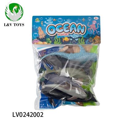 China The Other Sea Toy Set For Kids Playing Toy Various Model Ocean Animals and Acquaintance with Scene Map LV242002 for sale