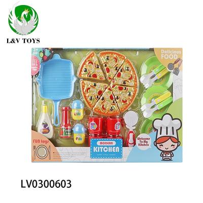 China Eco - Friendly Pizza Toys Kitchen Play Set For Kids for sale