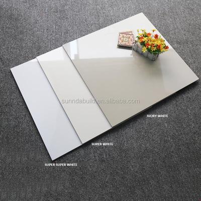 China Arabeaque Chinese Style Non Slip Glazed Ivory White Kitchen Wall And Porcelain Floor Flooring Types In Foshan for sale