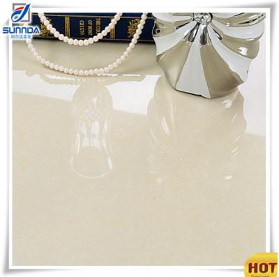 China CLASSIC Non Slip 24x24 Anti-scratch Polished Porcelain Floor Tiles With Crystal Look With 9 Thickness for sale