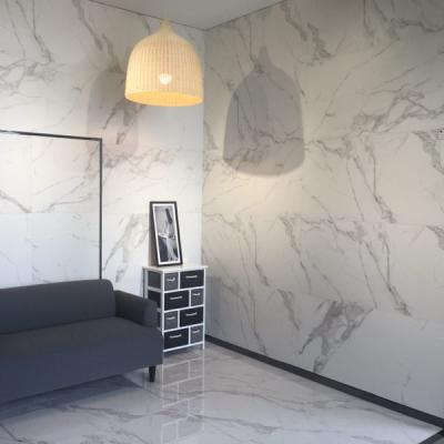 China CLASSIC Marble Look Polished Porcelain Glazed Ceramic Wall And Tile Floor Tiles 600x600 600x1200 for sale