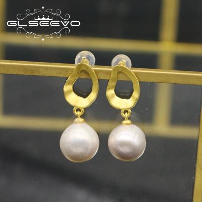 China New Design 925 Sterling Silver Pendant Earrings Woman Accessories Beautiful Ethnic Exquisite Natural Freshwater Pearl Jewelry for sale