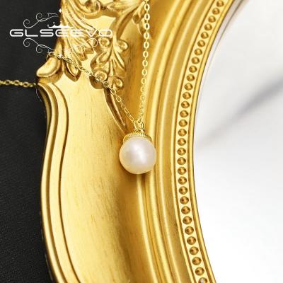 China CLASSIC 925 Sterling Silver Chain Natural Freshwater Pearl Woman Necklace Baroque Jewelry for sale