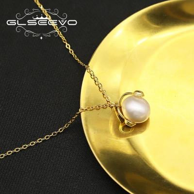 China 925 Sterling Silver Jewelry Natural Pearl Pendant Necklace CLASSIC High Quality Customizable Styles For Women for sale