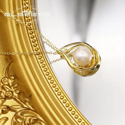 China CLASSIC New Product Natural Freshwater Pearl Necklace 925 Sterling Silver Personalized Jewelry Woman Gift for sale