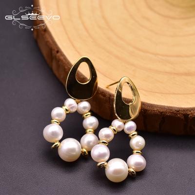 China Ethnic Natural Freshwater Pearl Drop Earring For Lovers Engagement Girl Gift Women Bohemia Jewelry for sale