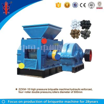 China Famous Brand Coal Sponge iron manual briquette/briket making machine for sale