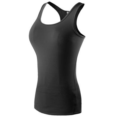 China 2021New women's breathable sports vest yoga fitness running quick-drying tight-fitting breathable training clothes for sale