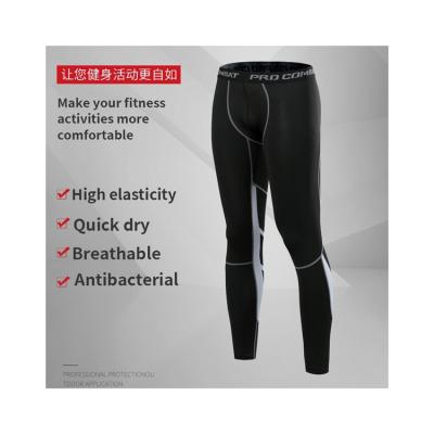 China Antibacterial Men Tights Antibacterial Sports Personality Fashion Praise Supplier Super Comfort Men Fitness Gaiters High for sale