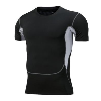 China Highly Breathable Anti-Wrinkle Good Breathable Lightweight Men Sports Tight Top Selling T-shirt for sale