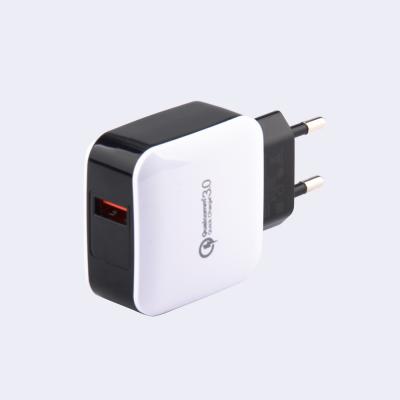 China QC3.0 quick charge single USB port travel charger for sale