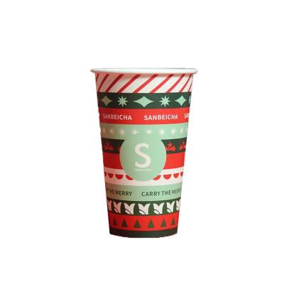 China Recyclable Biodegradable Packaging Paper Cup For Drinking Customized With Your Own Logo for sale