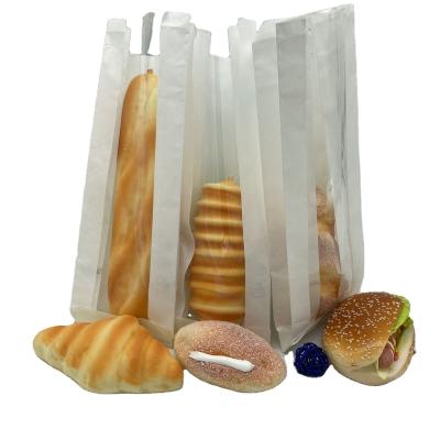 China Anhui regalo papel de regalo recyclable greaseproof biodegradable craft suppliers food grade bolsas maker eat paper bag donut bag with window for sale