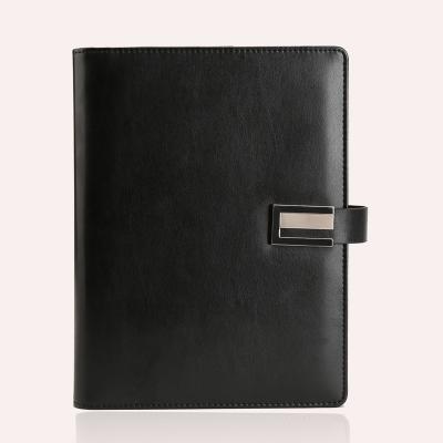 China 2022 Hardcover Book New Product Business Meeting Binder Notebook With Metal Magnetic Buckle for sale