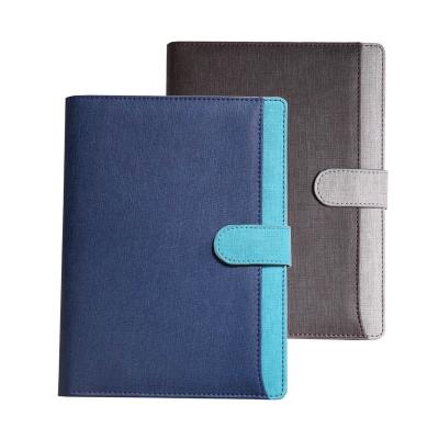 China New Magnetic Special Binder A5 PU Notebook Loose Leaf Organizer With Buckle for sale