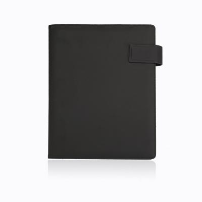 China A4 Business Leather Universal Business Meeting Manager Removable Notebook With Data Cable Filling for sale