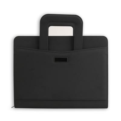 China Multifunctional A4 PU Business Meeting Folder Manager Folder Briefcase for sale