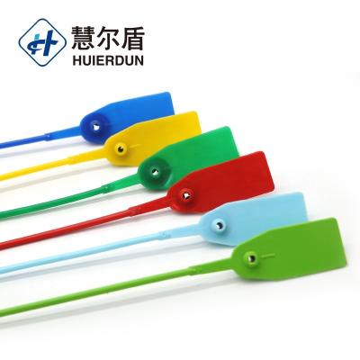 China Hed-PS102 500mm Express Plastic Seal Adjust Barcode Constant Length Plastic Seals Large Seal Flag Security for sale