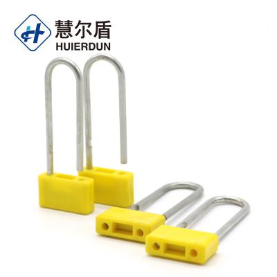 China HED-PL108 security padlock seal lock plastic cargo container seal padlock plastic seal numbered for sale