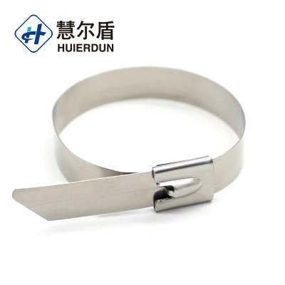 China High tensile strength; Rust Queer; Non-flammability; HED-ST001 Anti Corrosion Self Locking Plastic Strap Stainless Steel Cable Tie for sale