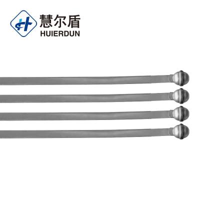 China HED-SS101 Container Trucks Pull Strap Metal Self-Locking Seals Metal Self-Locking Belt Tight Seals Round Main Belt Joint for sale