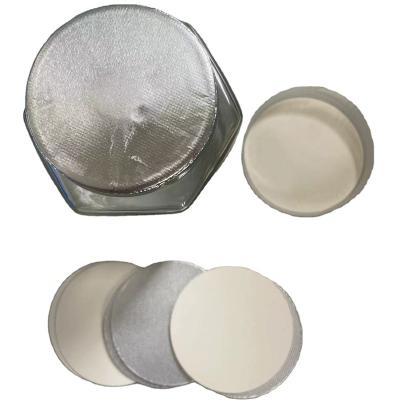 China seal & Easy Closing Heat Seal Induction Aluminum Foil Peel Off Seals / Lids / Liners For Bottle for sale