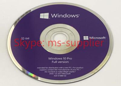 China 32/64bit DVD Windows 10 Pro Pack With Product OEM Key , Microsoft Windows 10 Pro for sale