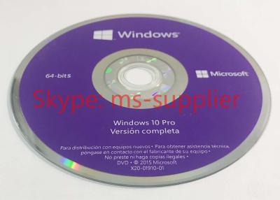 China Windows 10 Professional 64 Bit Spanish Version 100% Original Microsoft Windows Software for sale