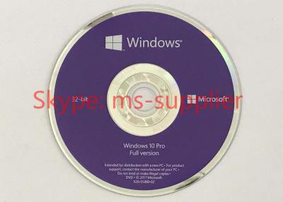 China 100% Online Activation Microsoft Win 10 Proffesional OEM 32 / 64 Bit  With Life Time Warranty for sale