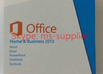 China Microsoft Office 2013 Retail Box , Microsoft Home And Business 2013 No Language Limitation for sale