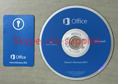 China Home And Business Microsoft Office 2013 Software License Key With CD And Box for sale