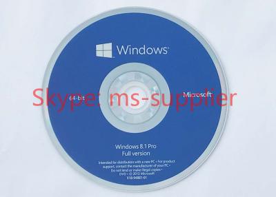 China Echt Microsoft Windows 8,1 Pro Packsoftware 32/Volledige Versie met 64 bits Te koop