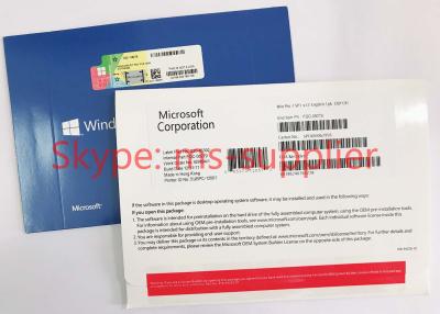 China Genuine Windows 7 Pro Pack Retail Box , Windows 7 Professional 32Bit 64 Bit Pack for sale