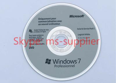 China Italian Language Windows 7 Pro Pack 32 & 64 Bit Sp1 DVD + COA For Laptop for sale