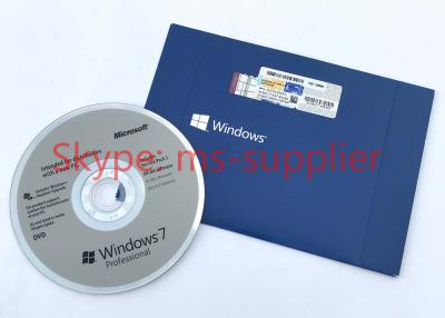 China Genuine Windows 7 Pro Pack , Product Key Windows 7 Professional DVD OEM Pack for sale