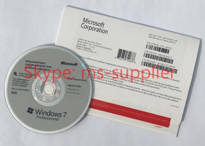 China Genuine French Retail Windows 7 Professional Oem 64 Bit Lifetime Warranty for sale