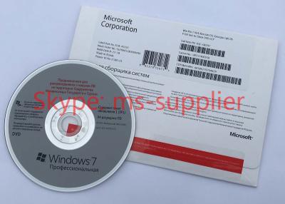 China 100% online van de Activeringsproductcode DVD OEM van Windows 7 Pak met 32 bits met 64 bits Te koop