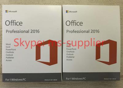 China DVD / Key Card Computer System Softwares , Microsoft Office 2016 Pro Plus 64 Bit for sale