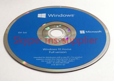 China Microsoft Windnows 10 Huisoem 32/het Kleinhandelspakket Online Activering met 64 bits van DVD, wint 10 Huisoem Te koop