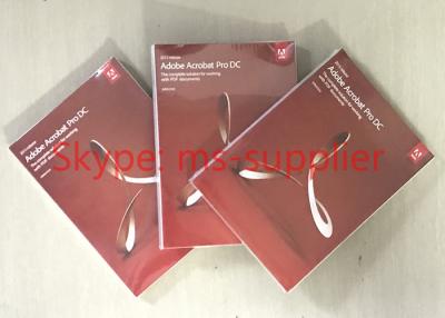 China Adobe Acrobat Pro DC 2015 For Windows Original DVD With  Retail Box 100% Activation Online for sale