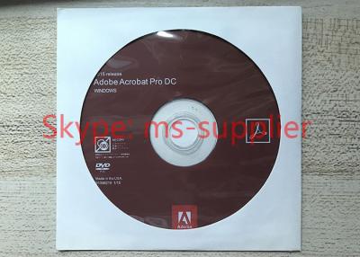 China DVD en línea 100% de la original de Windows del software del diseño gráfico de Adobe de la activación en venta