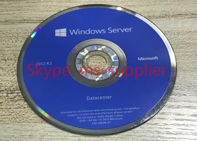 China Datacenter Windows Server 2012 OEM COA / Sticker 64 Bit DVD Media Original for sale