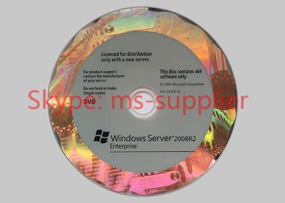 China OEM DVD 64 Bit Win Server 2008 R2 Enterprise Datacenter Full Version 5CAL for sale