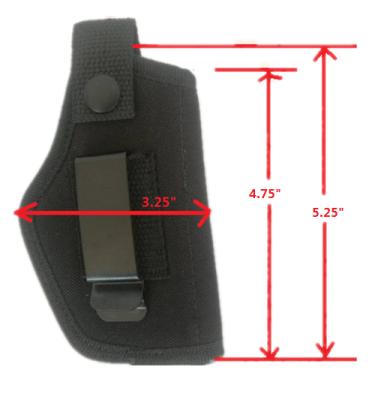 China Quality Concealed Carry Pistol Holster With Clip For Man And Woman for sale