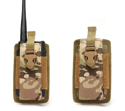 China Lightweight high quality outdoor tactical molle radio holster, radio pocket for sale